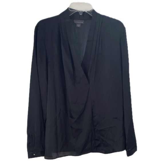 Covington Tops - Women's Black Blouse Size: Large